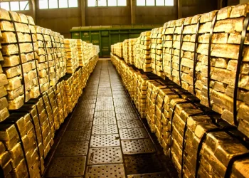 رکورد جدید ذخایر طلای چین؛ خرید بیش از 8 تن طلا در یک ماه